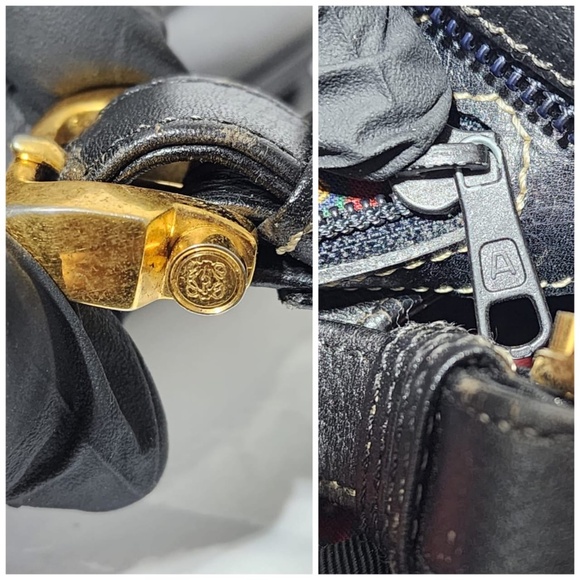 Authentic Loewe Vintage Smooth Leather Anagram Shoulder/Crossbody Bag - Picture 9 of 14